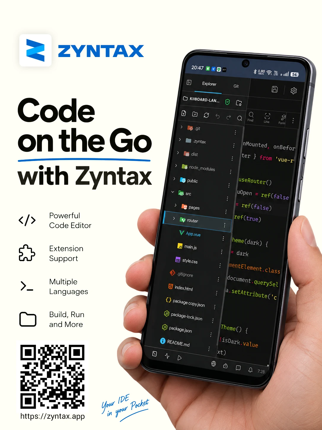 Zyntax Lite: Code Editor/ IDE screenshot